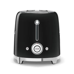 Smeg 2-Slice Toaster 50's Style Aesthetic - Black