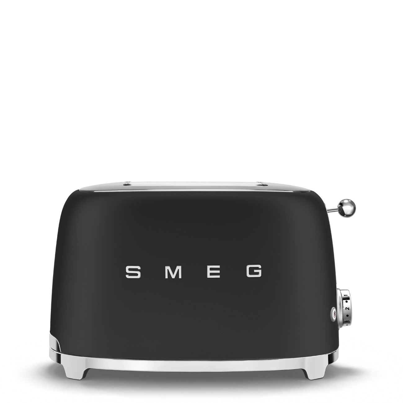 Smeg 2-Slice Toaster 50's Style Aesthetic - Black Matt