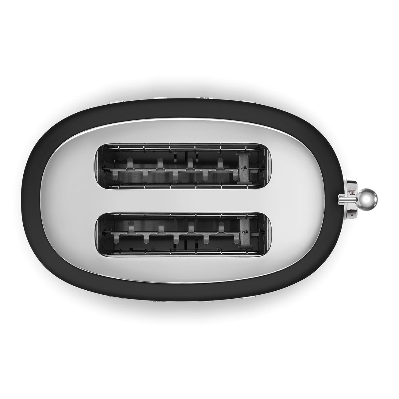 Smeg 2-Slice Toaster 50's Style Aesthetic - Black Matt