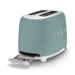 Smeg 2-Slice Toaster 50's Style Aesthetic - Emerald Green