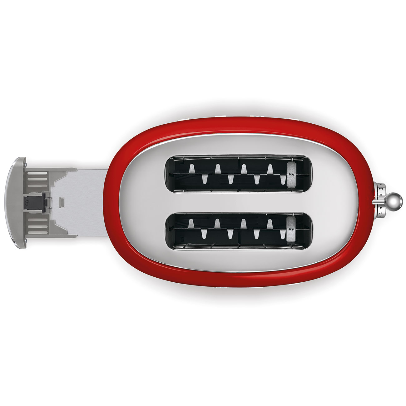 Smeg 2-Slice Toaster 50's Style Aesthetic - Red