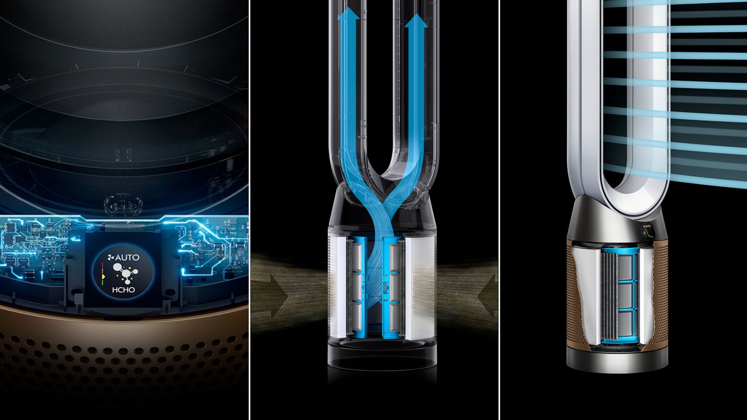 Dyson Air Purifier TP12 - Nickle/Gold