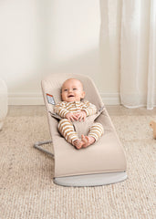 BABYBJÖRN Bouncer Bliss - Light Beige Woven Melange