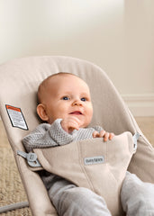 BABYBJÖRN Bouncer Bliss - Light Beige Woven Melange