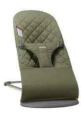 BABYBJÖRN Bouncer Bliss - Dark Green Woven Classic Quilt