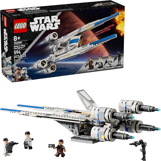 LEGO Star Wars Rebel U-Wing Starfighter Building , Ages 8+
