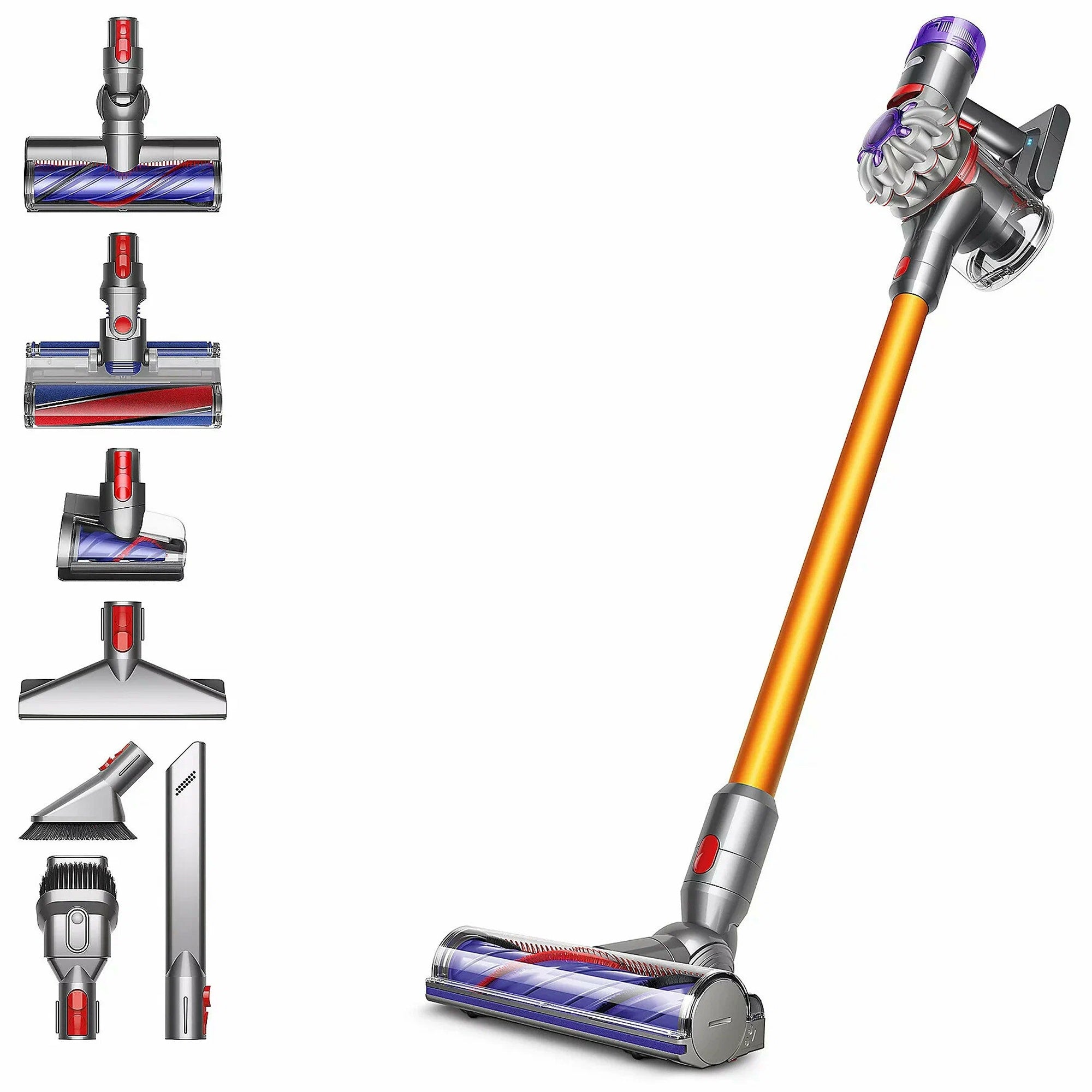 Dyson V8 Absolute Vacuum Cleaner - Silver/Yellow