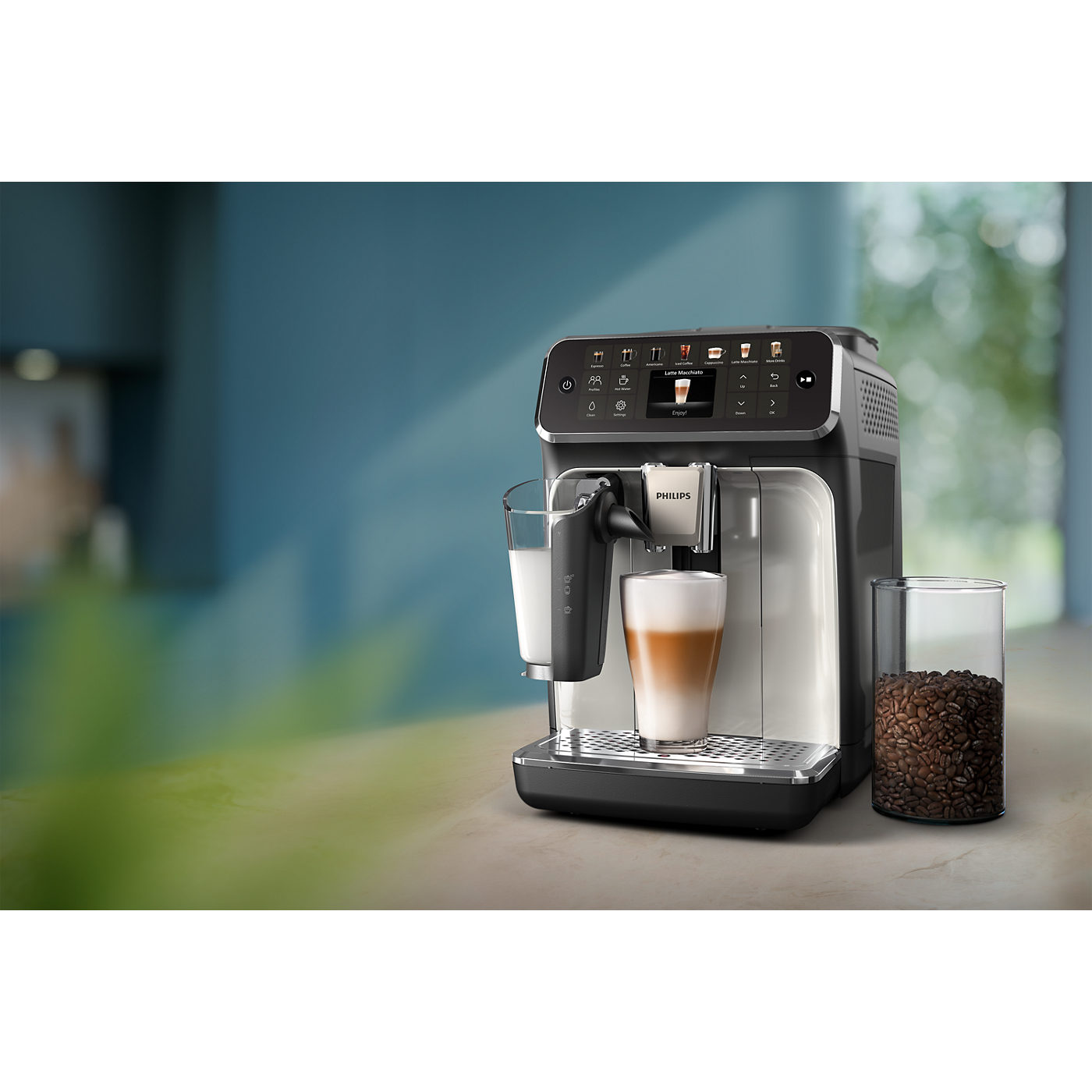 PHILIPS FULLY AUTOMATIC 4446/70 ESPRESSO MACHINE