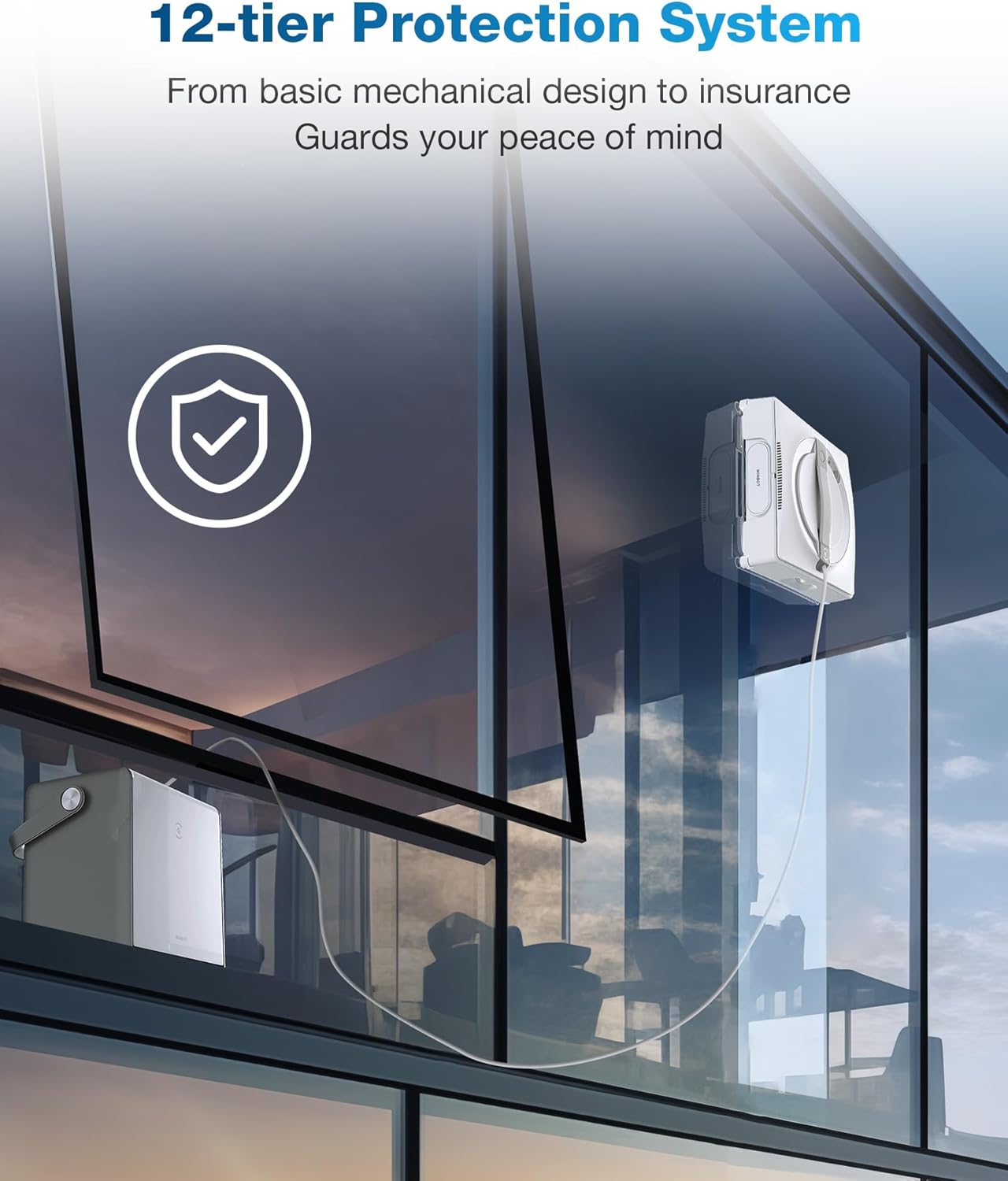 Ecovacs window cleaning - White