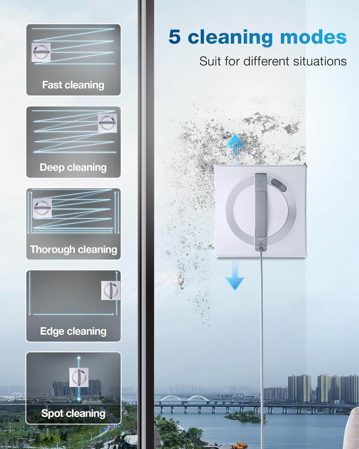 Ecovacs window cleaning - White