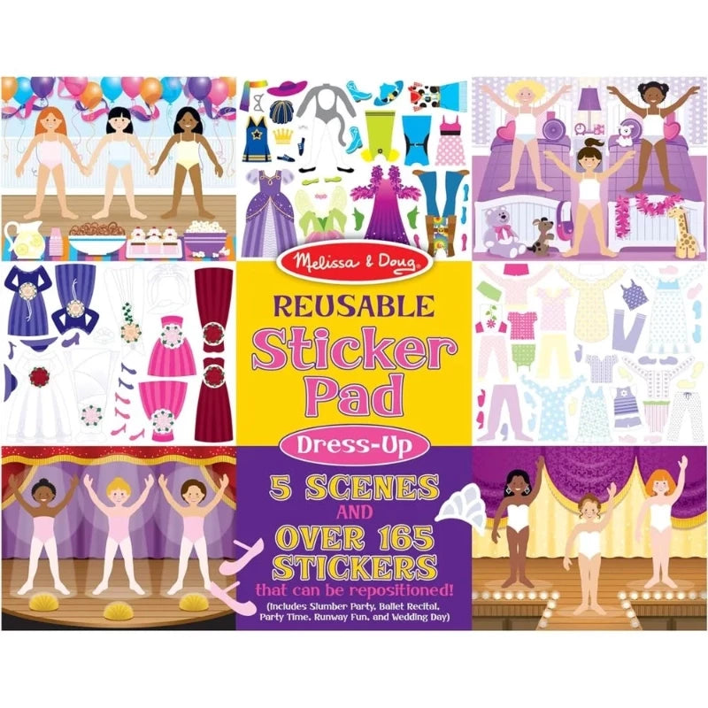 Reuseable Sticker Pad-Dress Up