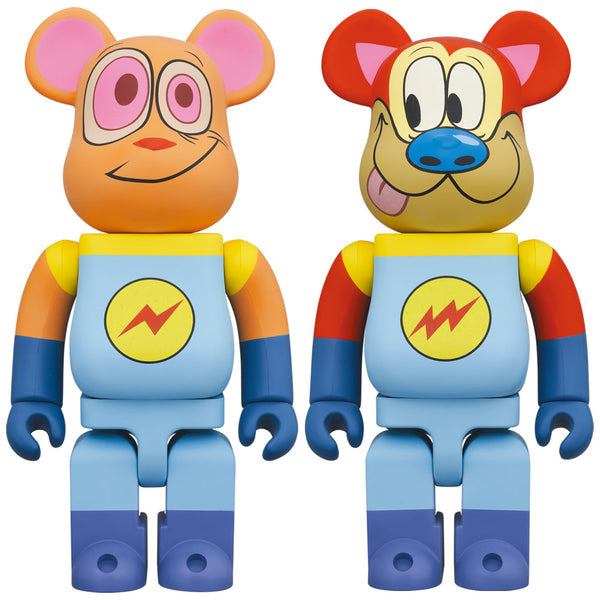 BE@RBRICK REN & STIMPY SPACE MADNESS 400% 2PCS SET BE@RBRICK REN & STIMPY SPACE MADNESS 400% 2PCS SET