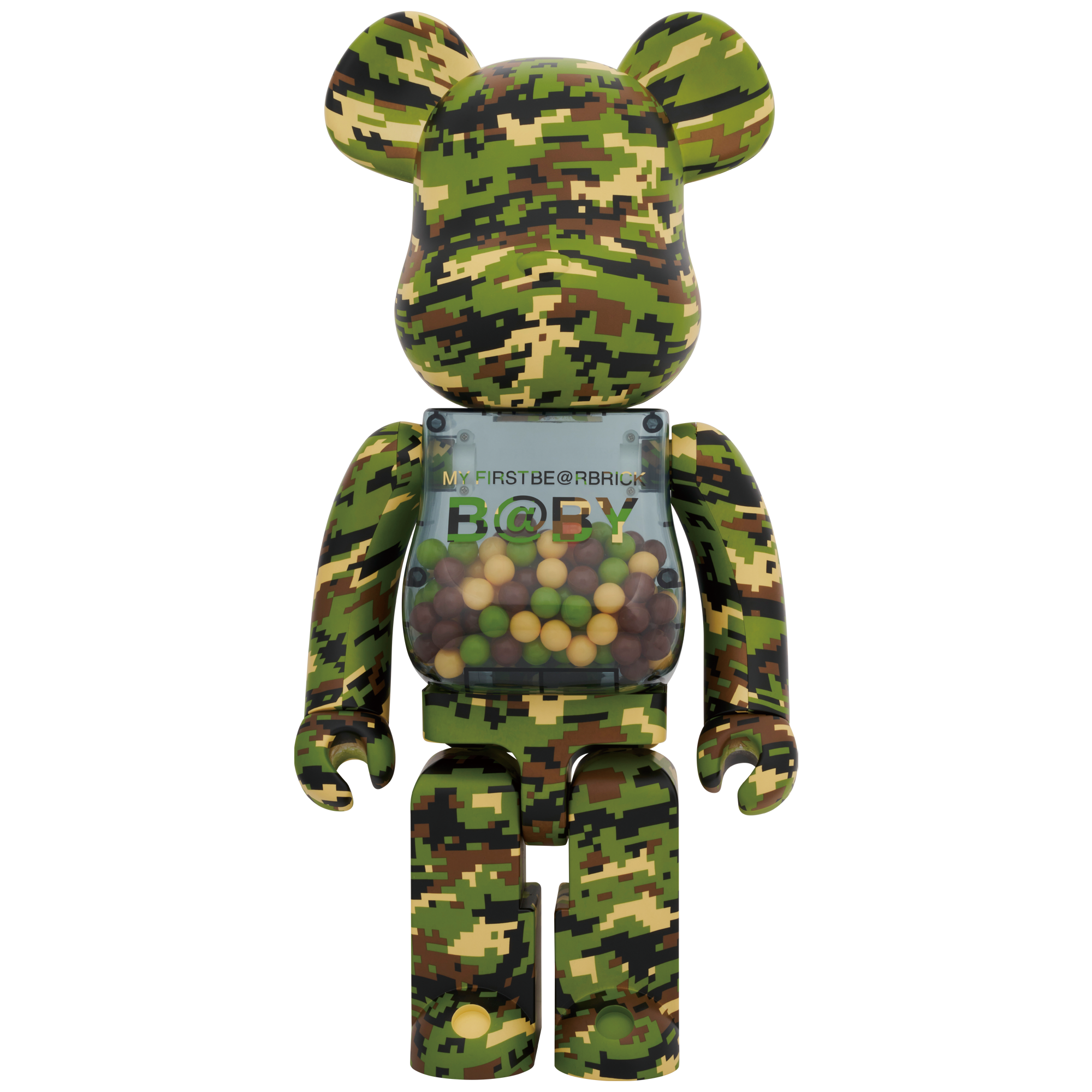 MY FIRST BE@RBRICK B@BY DIGITAL CAMO Ver. 1000%