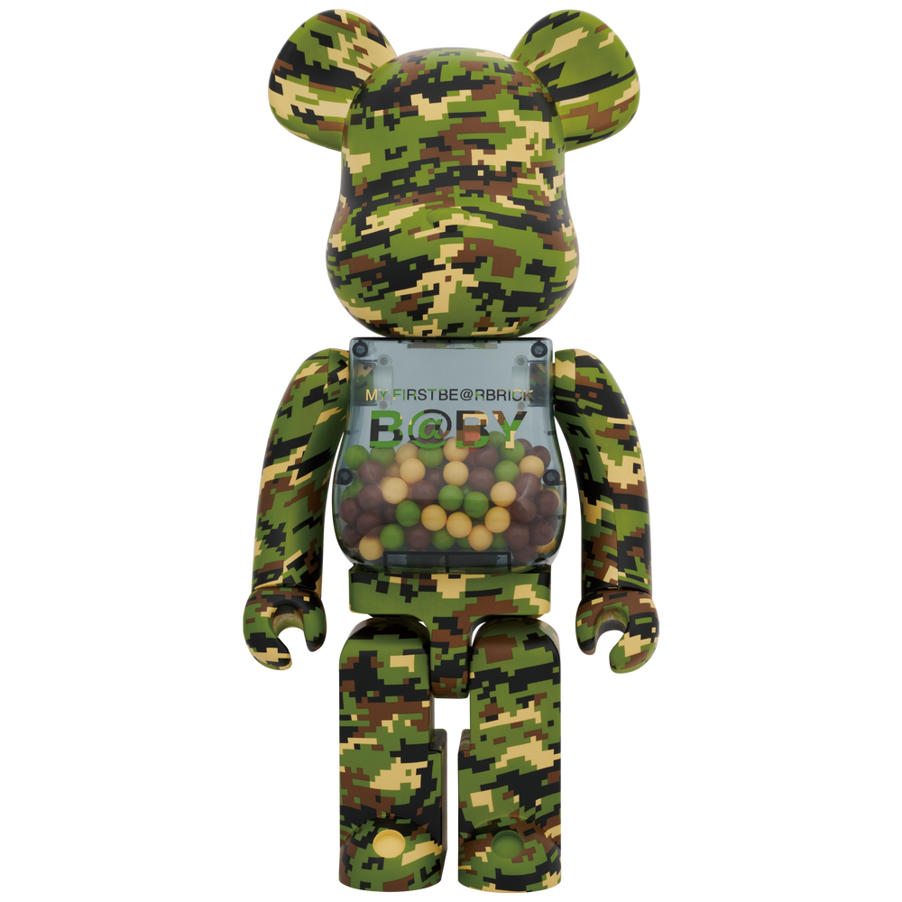 MY FIRST BE@RBRICK B@BY DIGITAL CAMO Ver. 1000%