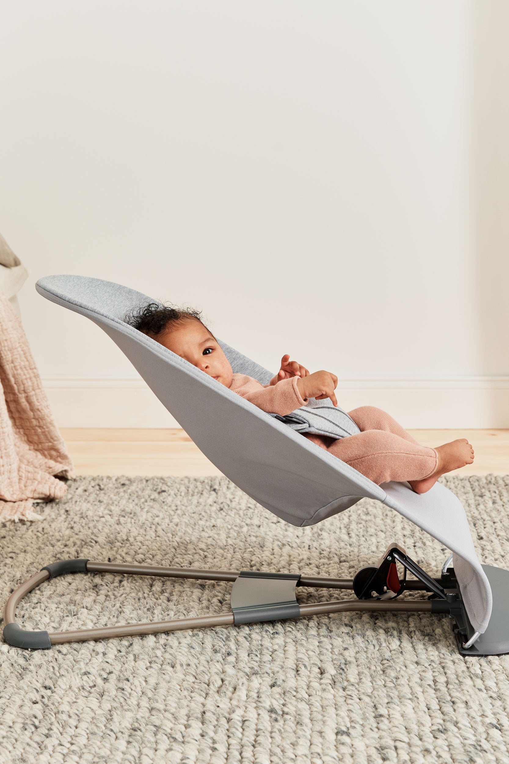 BABYBJÖRN Bouncer Bliss - Light Grey 3D Jersey