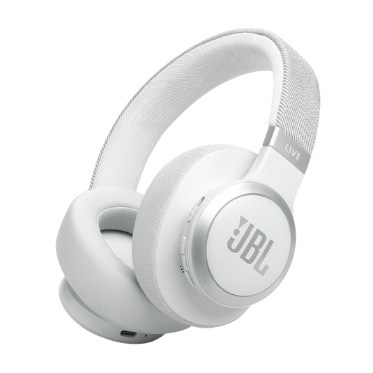 JBL Live 770NC Over-Ear Headphone - White JBL Live 770NC Over-Ear Headphone - White