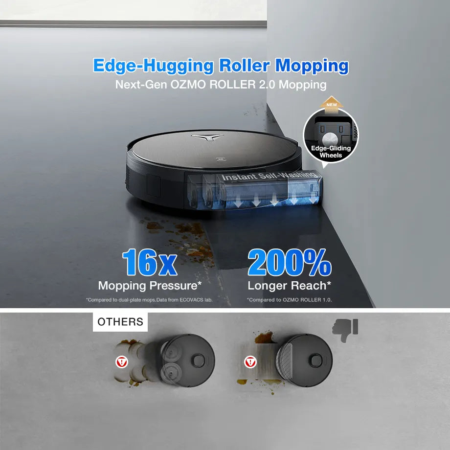 DEEBOT X11 OmniCyclone Bagless Robot Vacuum & Mop