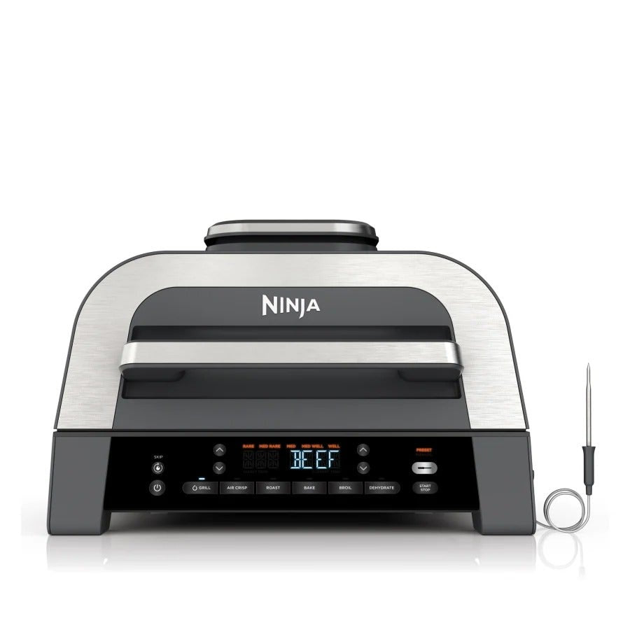 Ninja Foodi MAX 6-in-1 Health Grill & Air Fryer DG551ME - Grey