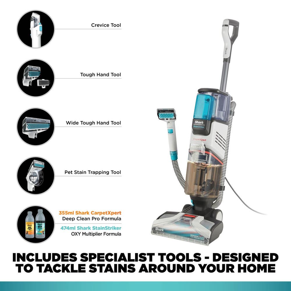 Shark CarpetXpert Deep Carpet Cleaner with StainStriker EX200ME