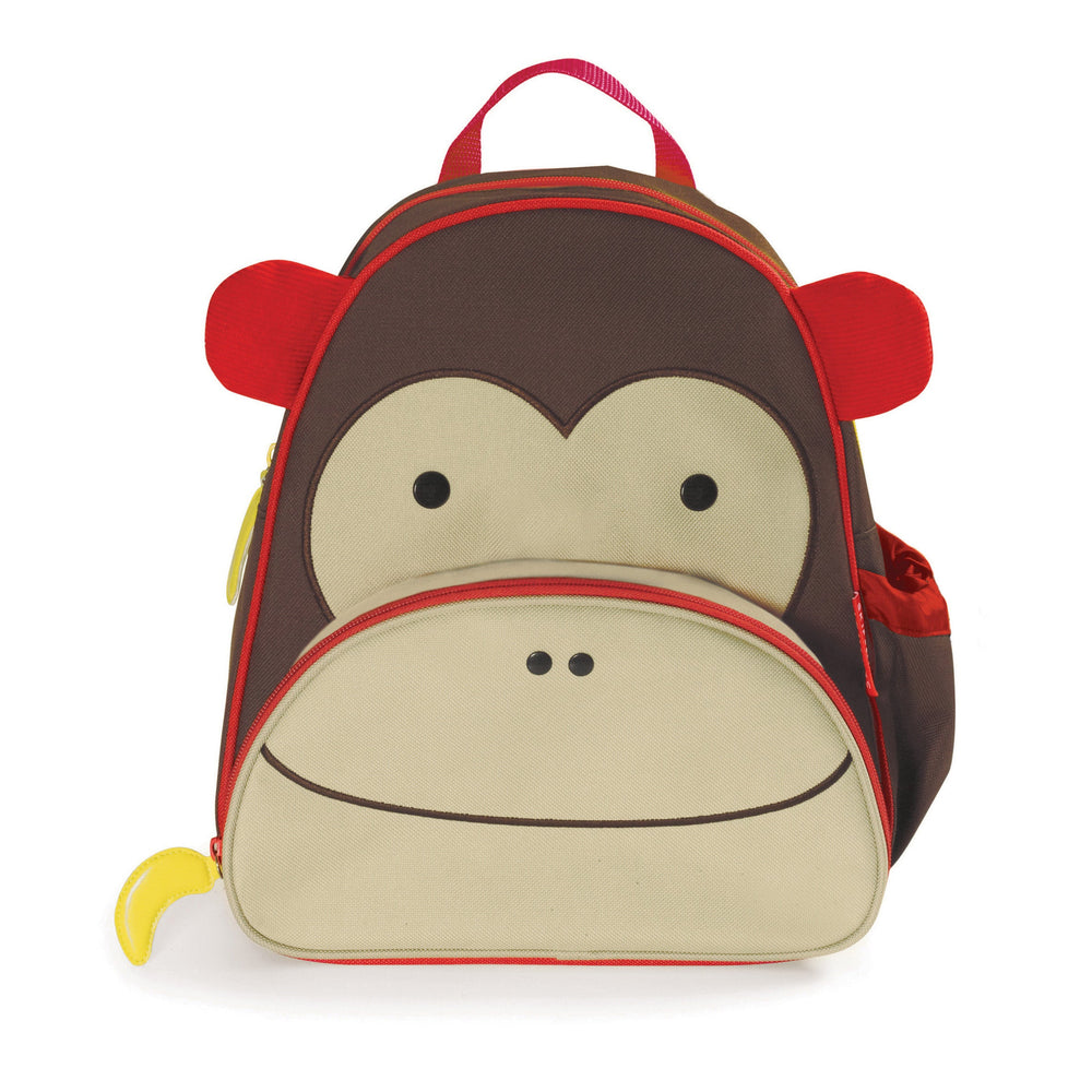Skip Hop Zoo Little Kid Backpack - Monkey back view
