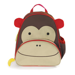 Skip Hop Zoo Little Kid Backpack - Monkey back view