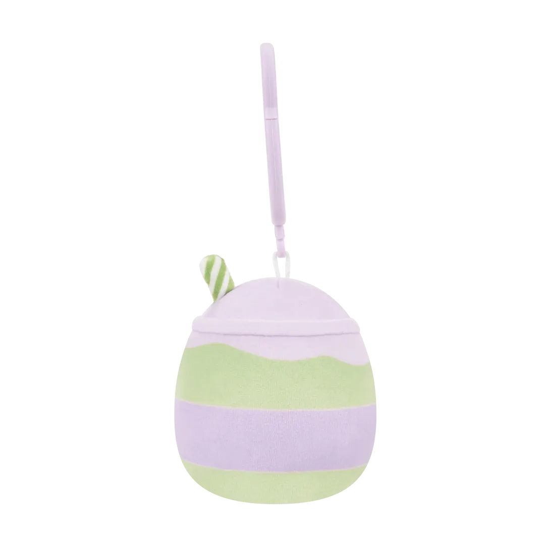 Squishmallows Clip-On Latchmi Lavender Matcha Latte