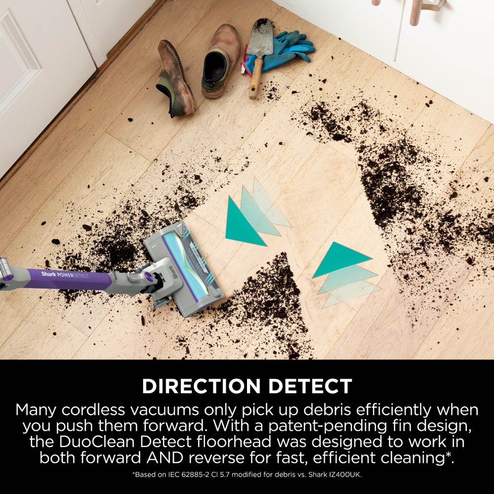 Shark PowerDetect Cordless Pet Vacuum Cleaner IP1251MET - Java Grey