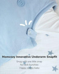 Momcozy Baby Sleep Sack 1.5 TOG - Blue, Small (0-6 Months)
