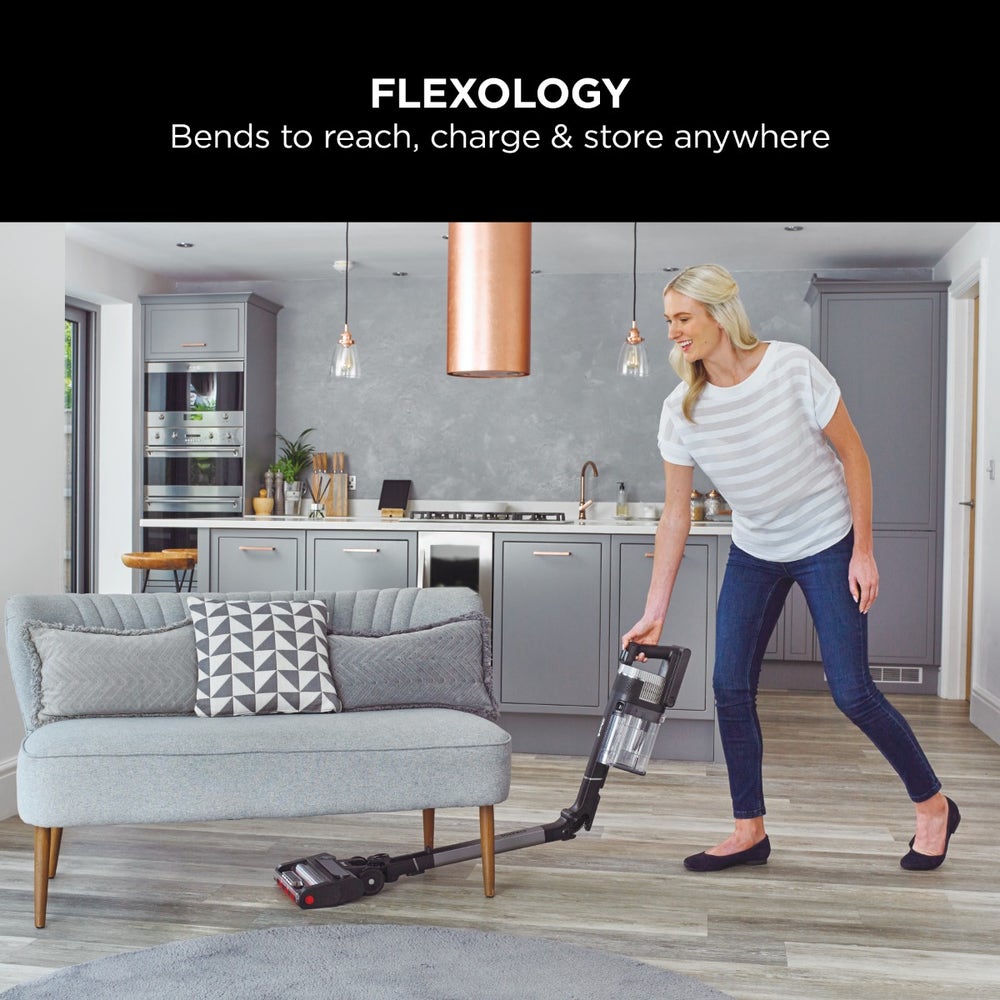 Shark Stratos Pet Pro Cordless Vacuum IZ420MET 2x Battery - Charcoal