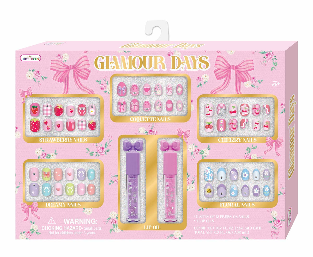 Hot Focus Glamour Days Press-On Nail Set – Bowtiful
