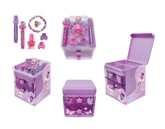 Hot Focus My Beauty Space Jewelry Box with Accessories – Tie-Dye Butterfly