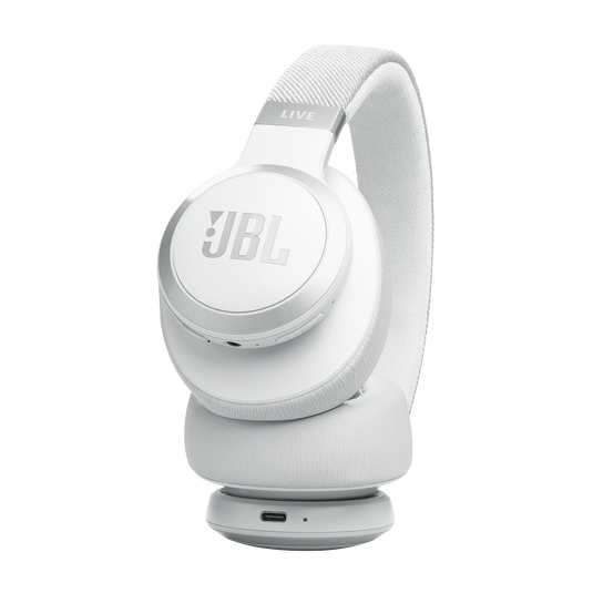 JBL Live 770NC Over-Ear Headphone - White JBL Live 770NC Over-Ear Headphone - White