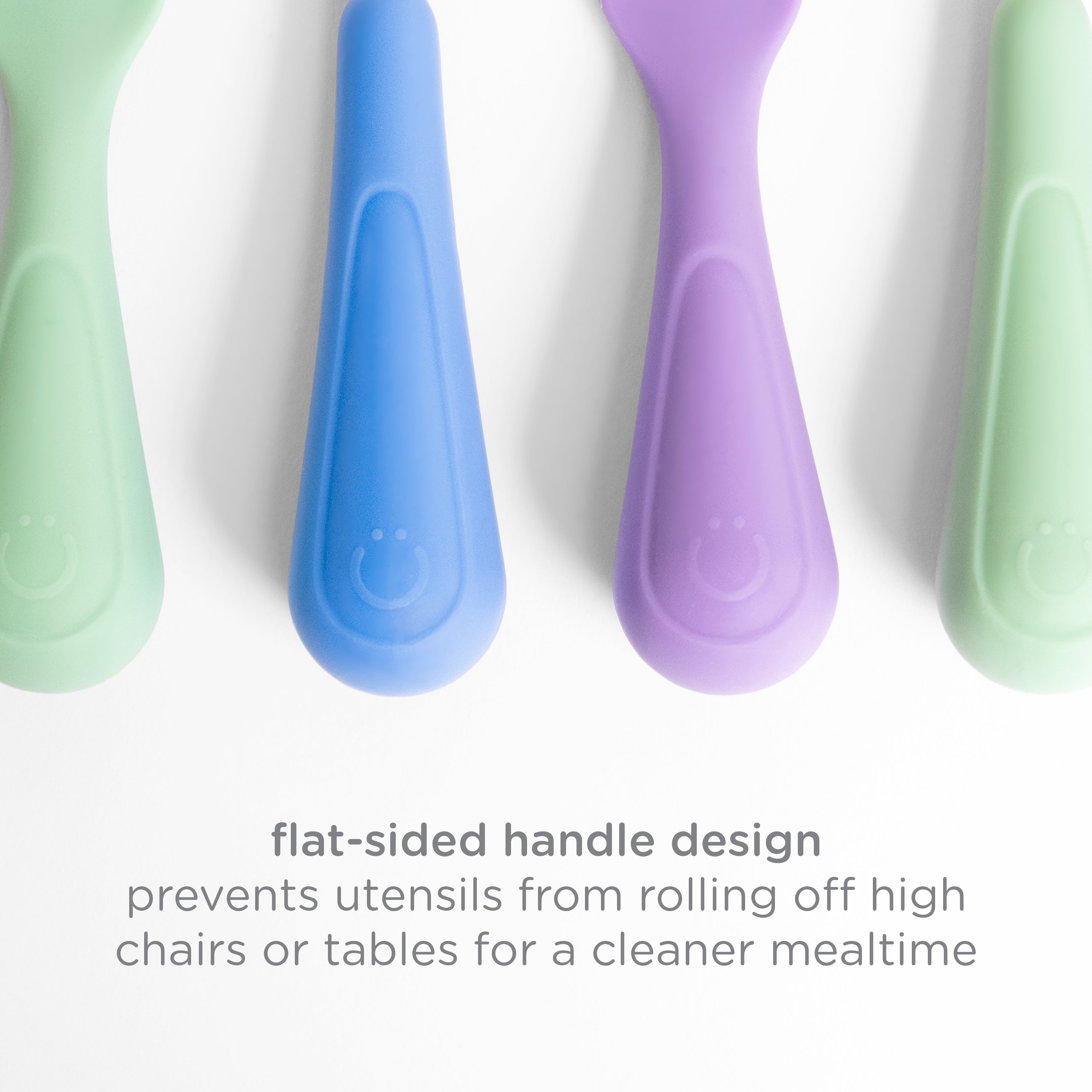 Ubbi Stainless Steel Utensil Set 2-Pack - Polaris