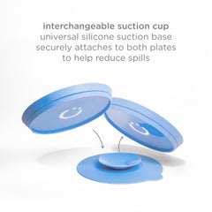 Ubbi 2-Plate Set with Suction Base - Polaris
