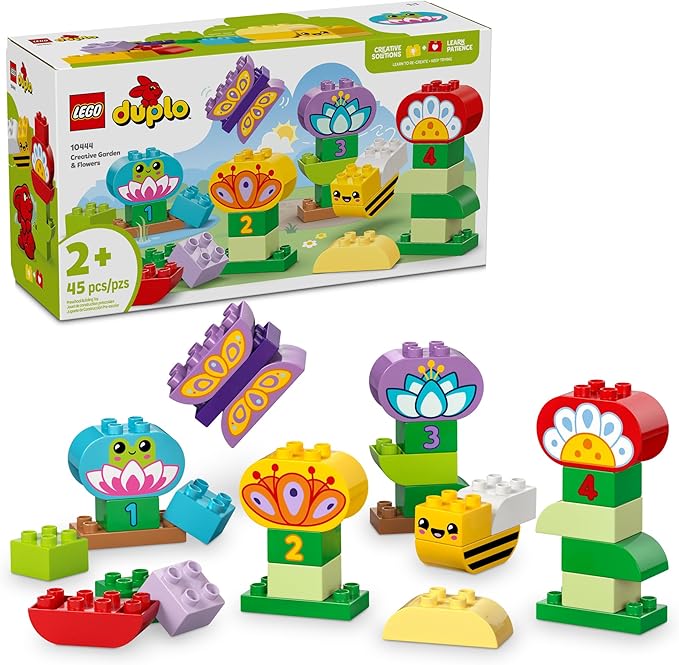 LEGO DUPLO Town Creative Garden & Flowers Building Toy Playset