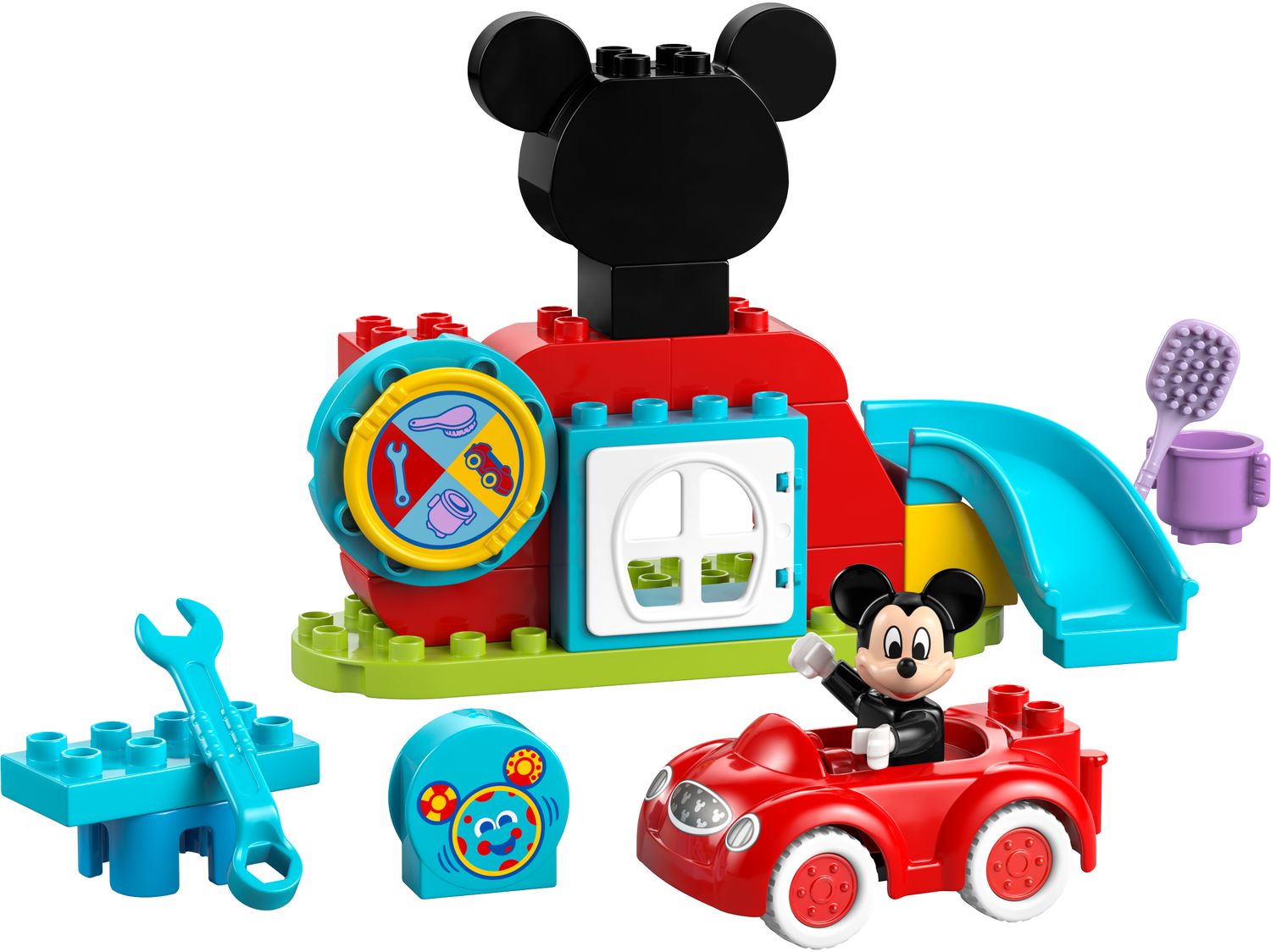 Mickey Mouse Clubhouse & Car | 27 pcs | Age 2+ Mickey Mouse Clubhouse & Car | 27 pcs | Age 2+