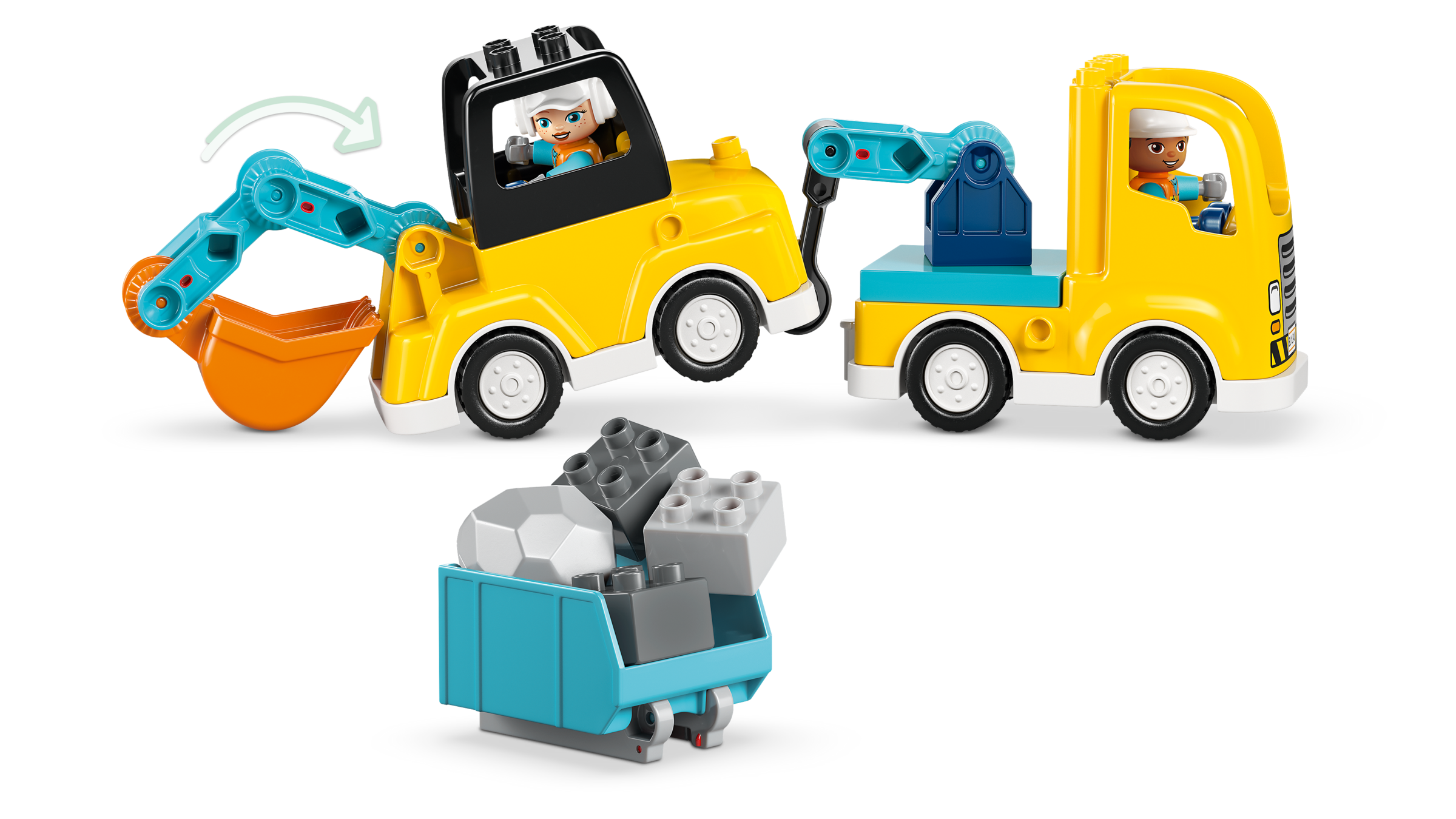 3 in 1 Construction Vehicles