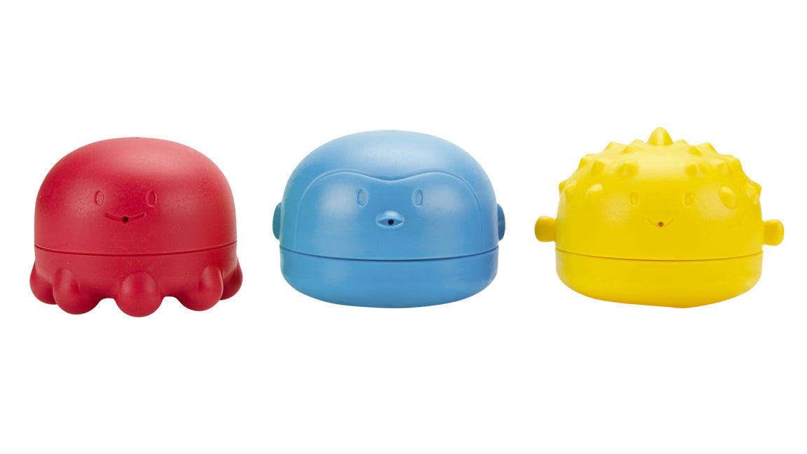 Ubbi Squeeze Bath Toys - Classic