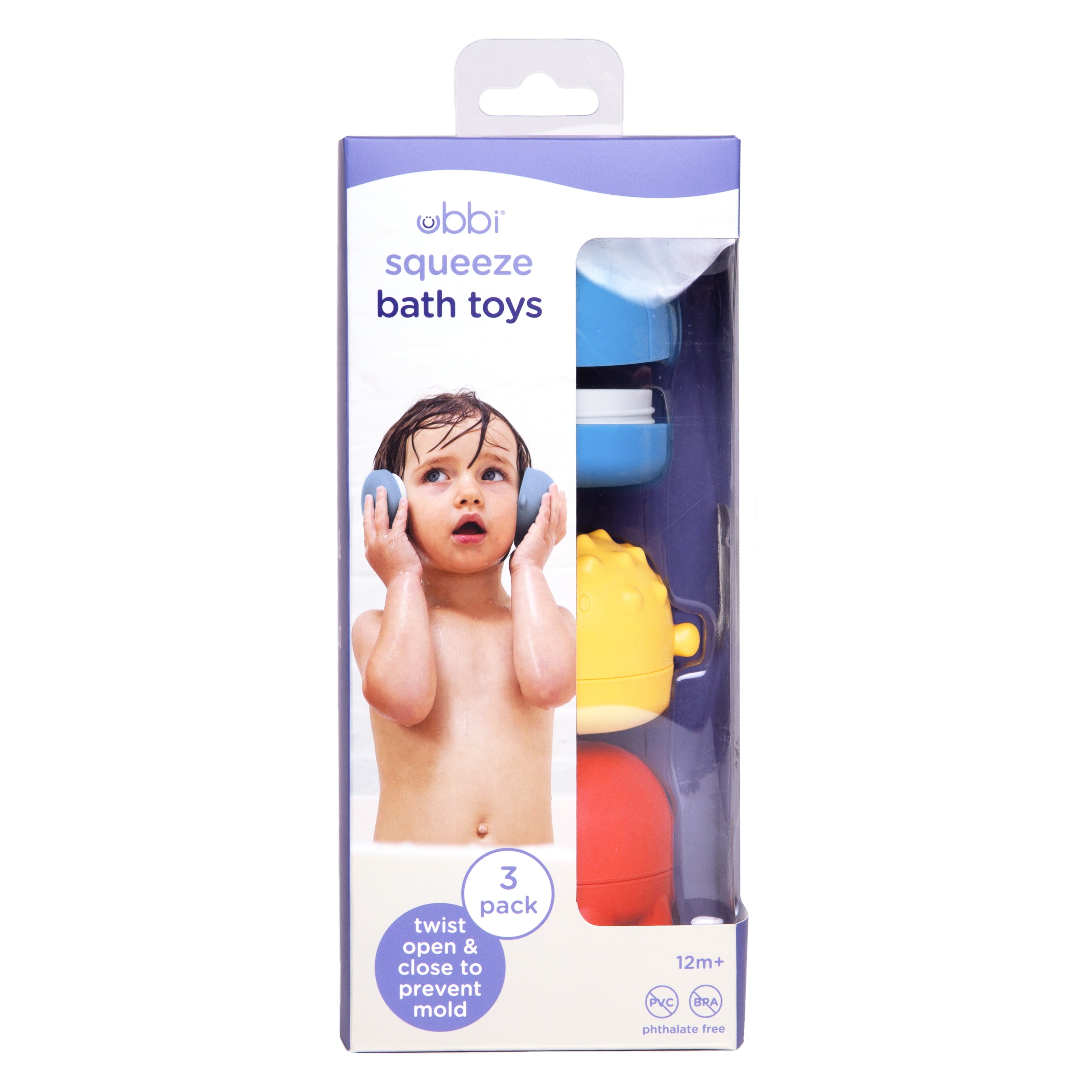 Ubbi Squeeze Bath Toys - Classic