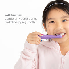 Ubbi Bristled Toddler Toothbrush 2-Pack - Smoothie + Zest