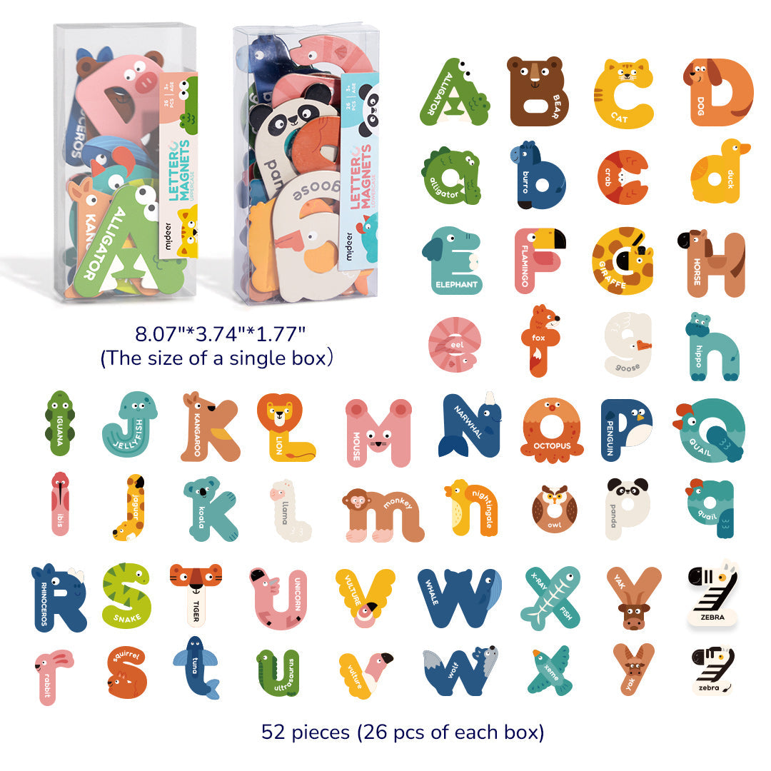 Mideer  Educational Magnets Uppercase Lowercase Numbers Symbols