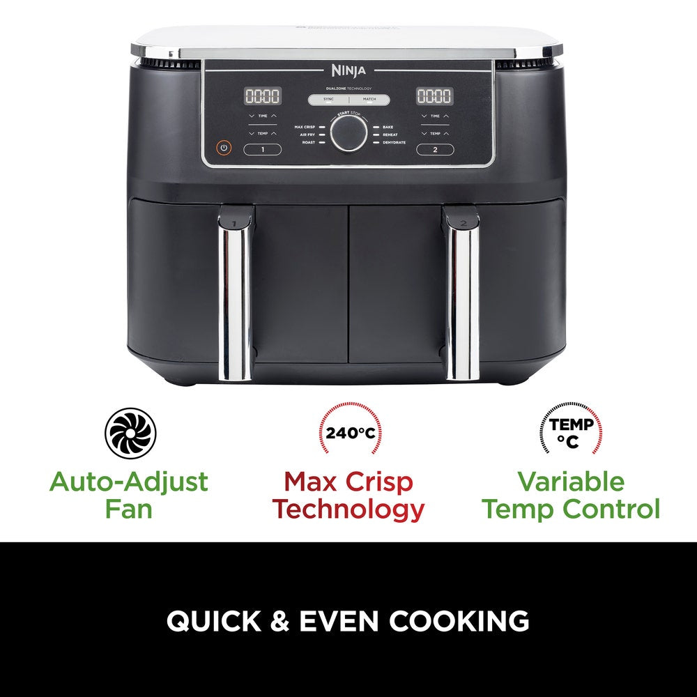 Ninja Foodi Max Dual Zone Air Fryer 9.5L