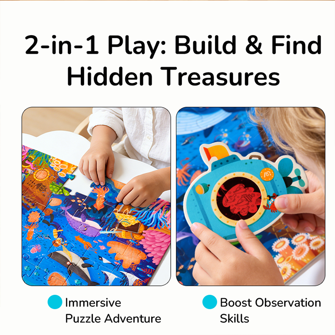 Mideer Mystery Reveal Puzzle - Ocean Secrets 35PCS
