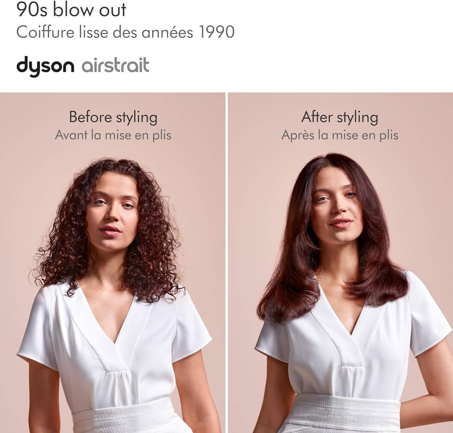 Dyson Airstrait dryer and straightener - Nickel/Copper