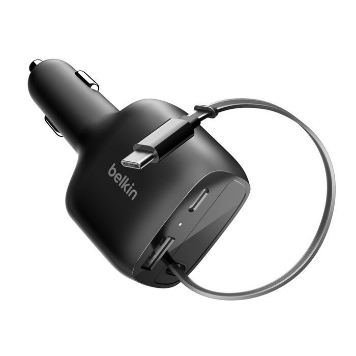 Belkin BoostCharge Retractable Car Charger 75W Belkin BoostCharge Retractable Car Charger 75W
