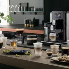 DeLonghi Maestosa Automatic  Coffee Maker with 19-Bar Pressure, Smart Touchscreen & Custom Drink Control