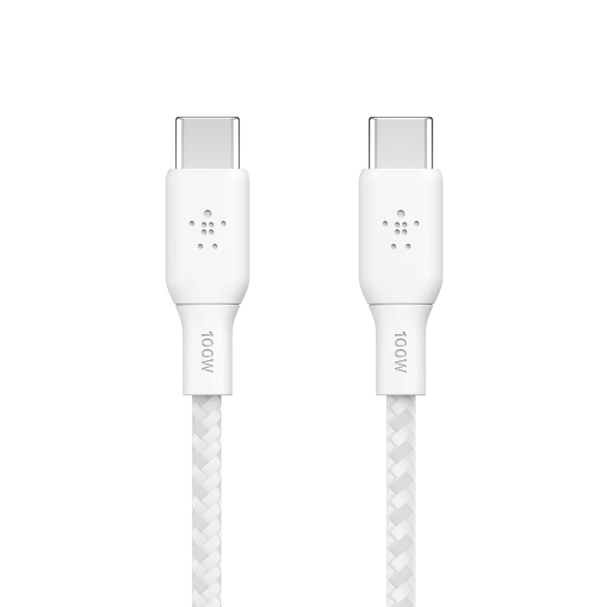 Belkin BoostCharge Braided USB-C to USB-C Cable 100W 2m - White