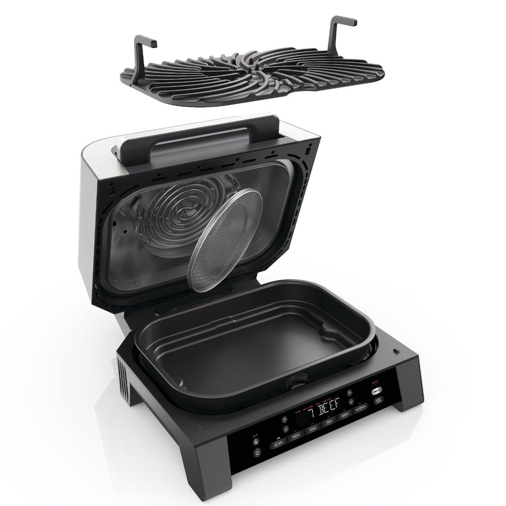 Ninja Foodi MAX 6-in-1 Health Grill & Air Fryer DG551ME - Grey