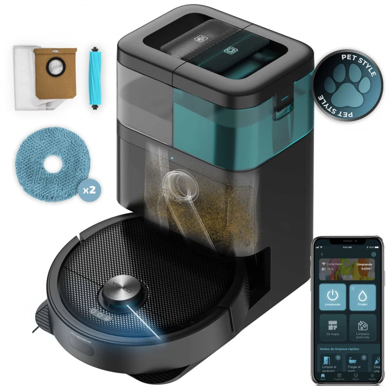 Cecotec Conga 15090 SpinArm Home&Wash Robot Vacuum