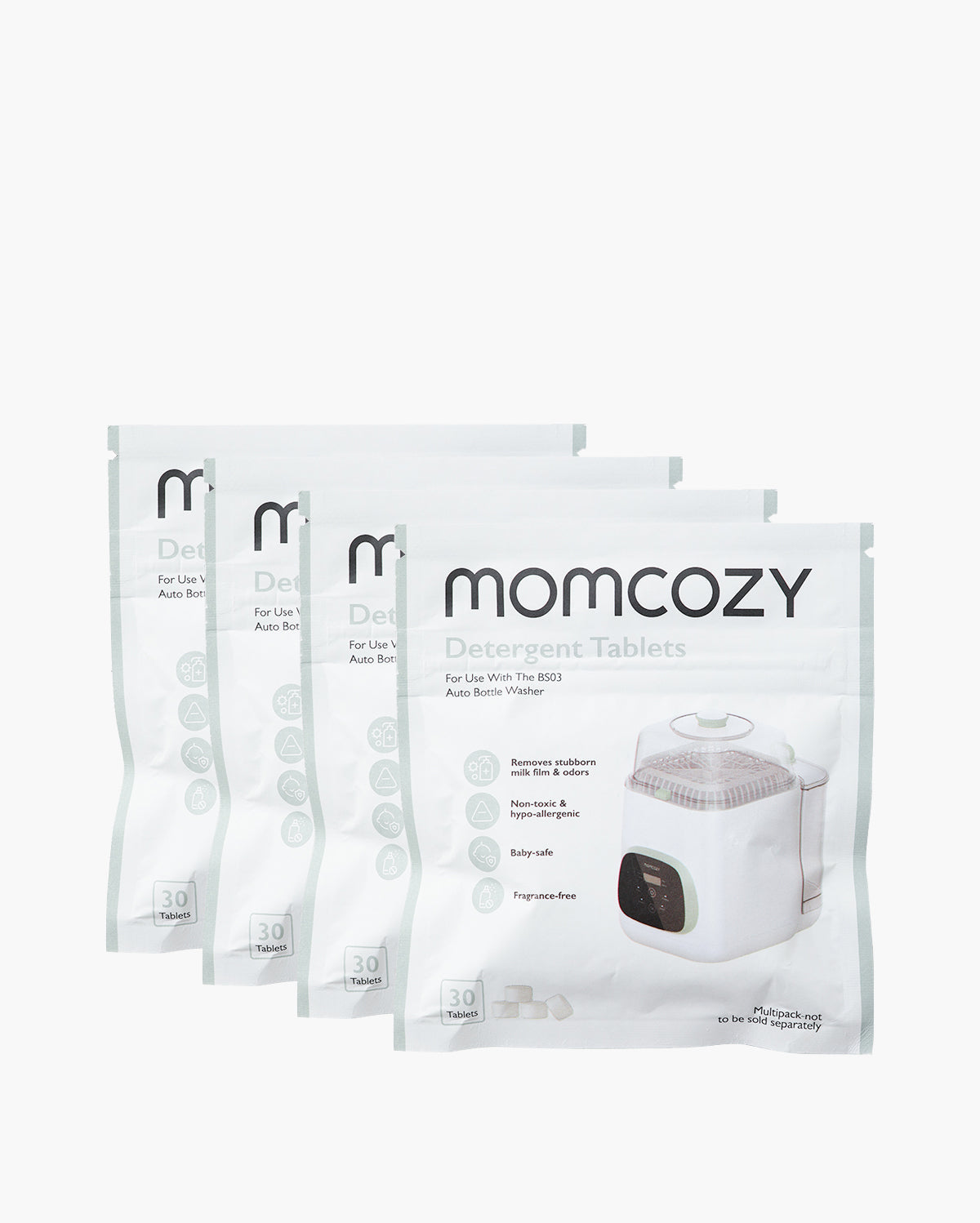 Momcozy Washing Block for Momcozy KleanPal Pro Baby Bottle Washer, 120 Tablets